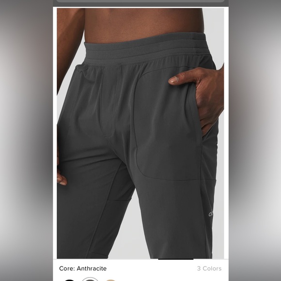 Alo yoga men’s Co-op pant, grey, Large, NWT - Picture 2 of 4